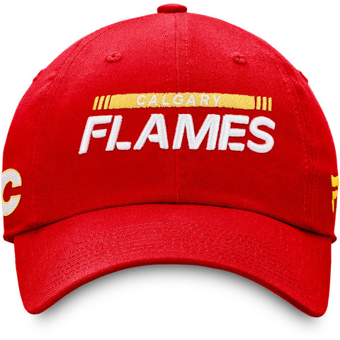 FANATICS CALGARY FLAMES AP RINK UNSTRUCTURED ADJUSTABLE HAT
