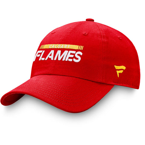 FANATICS CALGARY FLAMES AP RINK UNSTRUCTURED ADJUSTABLE HAT