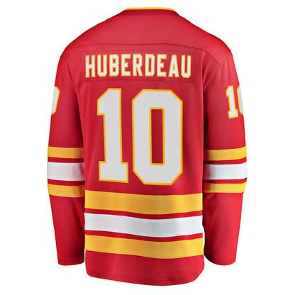 FANATICS CALGARY FLAMES JONATHAN HUBERDEAU ADULT HOME BREAKAWAY JERSEY