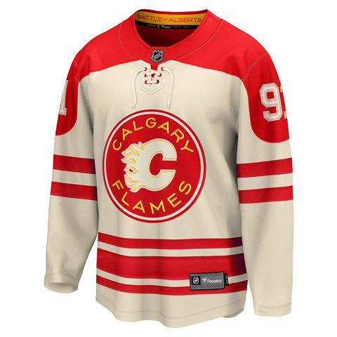 Adidas Calgary Flames Authentic NHL Jersey - Home - Adult