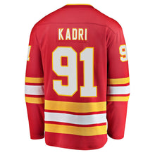 FANATICS CALGARY FLAMES NAZEM KADRI ADULT HOME BREAKAWAY JERSEY