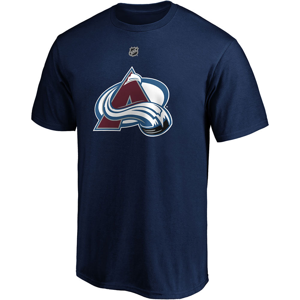 FANATICS COLORADO AVALANCHE CALE MAKAR NAME AND NUMBER T SHIRT
