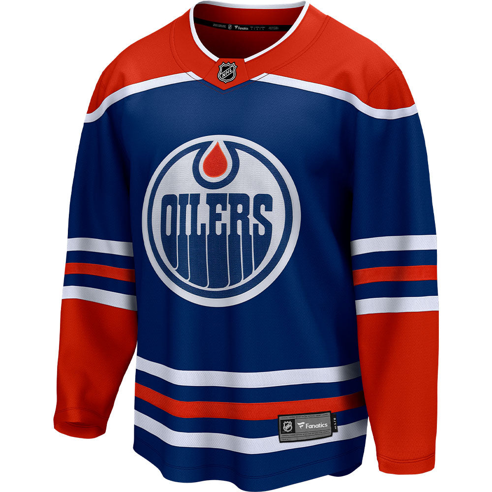 FANATICS EDMONTON OILERS ADULT HOME BREAKAWAY JERSEY