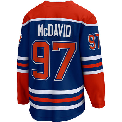 FANATICS EDMONTON OILERS CONNOR MCDAVID ADULT BREAKAWAY JERSEY