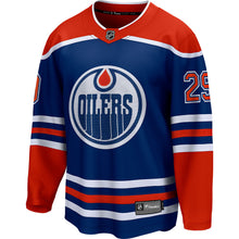 FANATICS EDMONTON OILERS LEON DRAISAITL ADULT HOME BREAKAWAY JERSEY