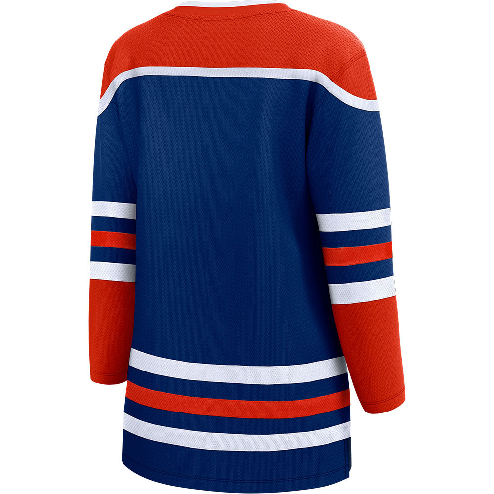 FANATICS EDMONTON OILERS WOMENS BREAKAWAY JERSEY