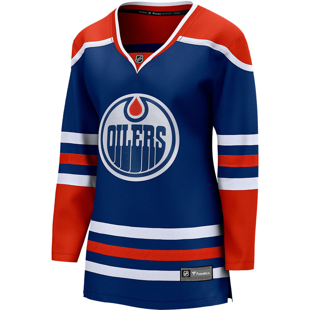 FANATICS EDMONTON OILERS WOMENS BREAKAWAY JERSEY