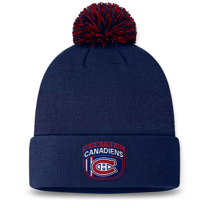 FANATICS MONTREAL CANADIENS AUTHENTIC PRO 2024 DRAFT CUFFED POM TOQUE