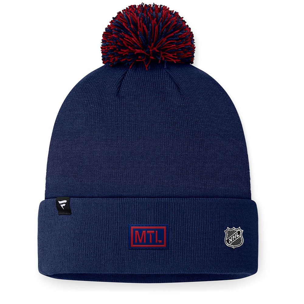 FANATICS MONTREAL CANADIENS AUTHENTIC PRO 2024 DRAFT CUFFED POM TOQUE