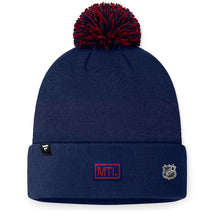 FANATICS MONTREAL CANADIENS AUTHENTIC PRO 2024 DRAFT CUFFED POM TOQUE