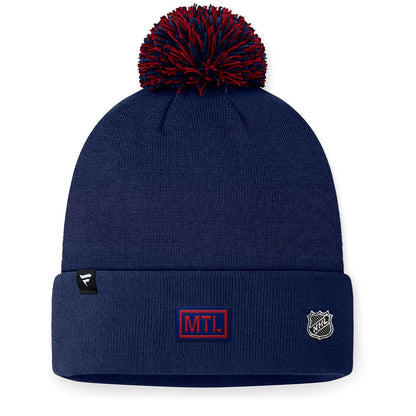 FANATICS MONTREAL CANADIENS AUTHENTIC PRO 2024 DRAFT CUFFED POM TOQUE