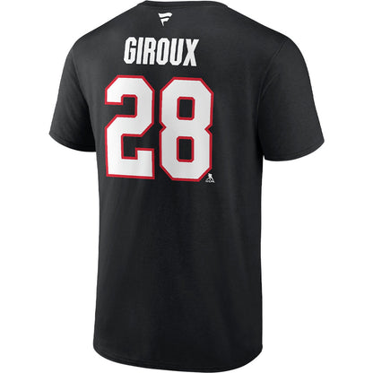 FANATICS OTTAWA SENATORS CLAUDE GIROUX NAME AND NUMBER T SHIRT