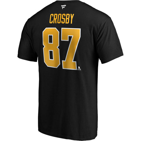 FANATICS PITTSBURGH PENGUINS SIDNEY CROSBY NAME AND NUMBER T SHIRT