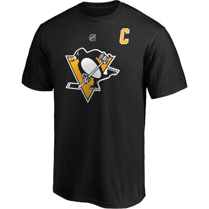 FANATICS PITTSBURGH PENGUINS SIDNEY CROSBY NAME AND NUMBER T SHIRT