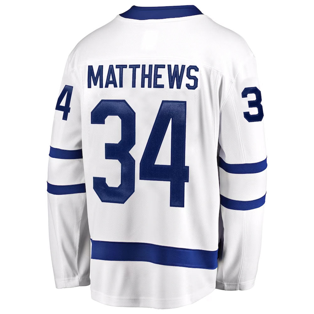 FANATICS TORONTO MAPLE LEAFS AUSTON MATTHEWS ADULT AWAY BREAKAWAY JERSEY