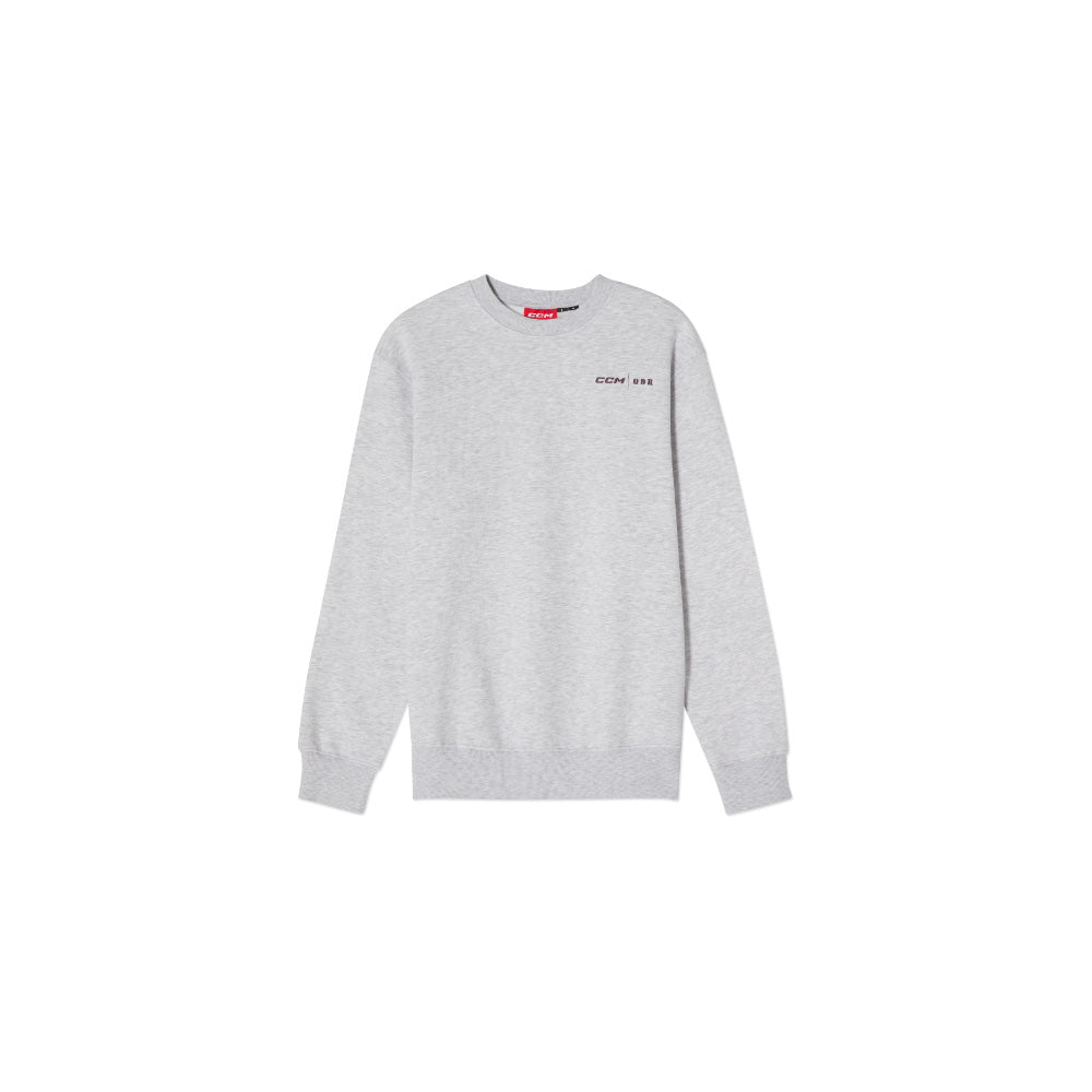 CCM Winter Collection Adult Grey Crew Neck Sweater