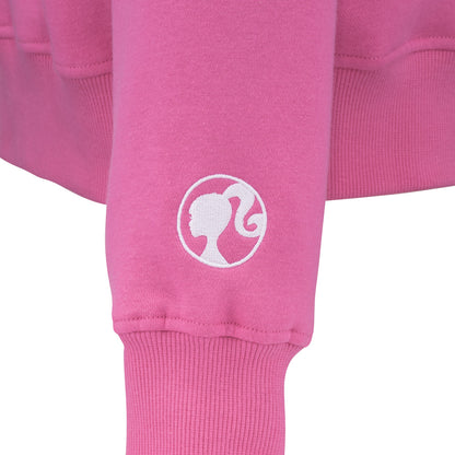 CCM Barbie Collection Youth Pink Crewneck Sweater