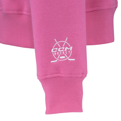 CCM Barbie Collection Youth Pink Crewneck Sweater