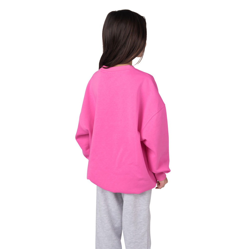 CCM X Barbie Youth Pink Crewneck