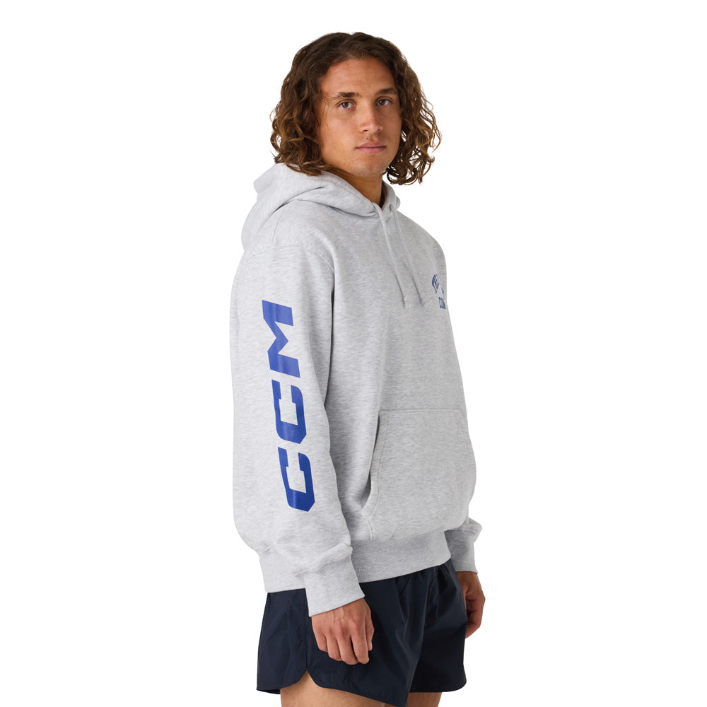 CCM Athleisure Men's Grey Fleece Hoodie