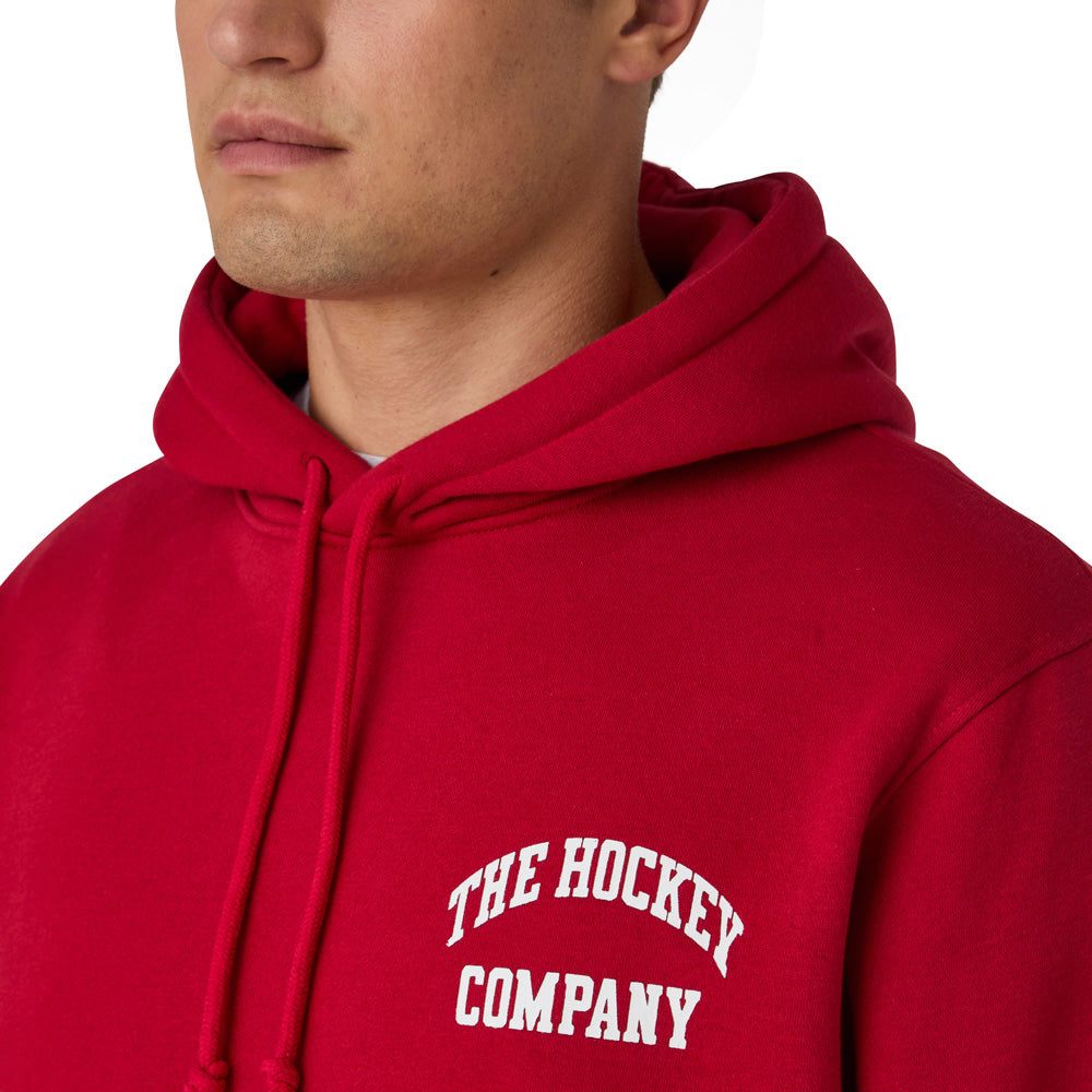 CCM Athleisure Men's Red Fleece Hoodie