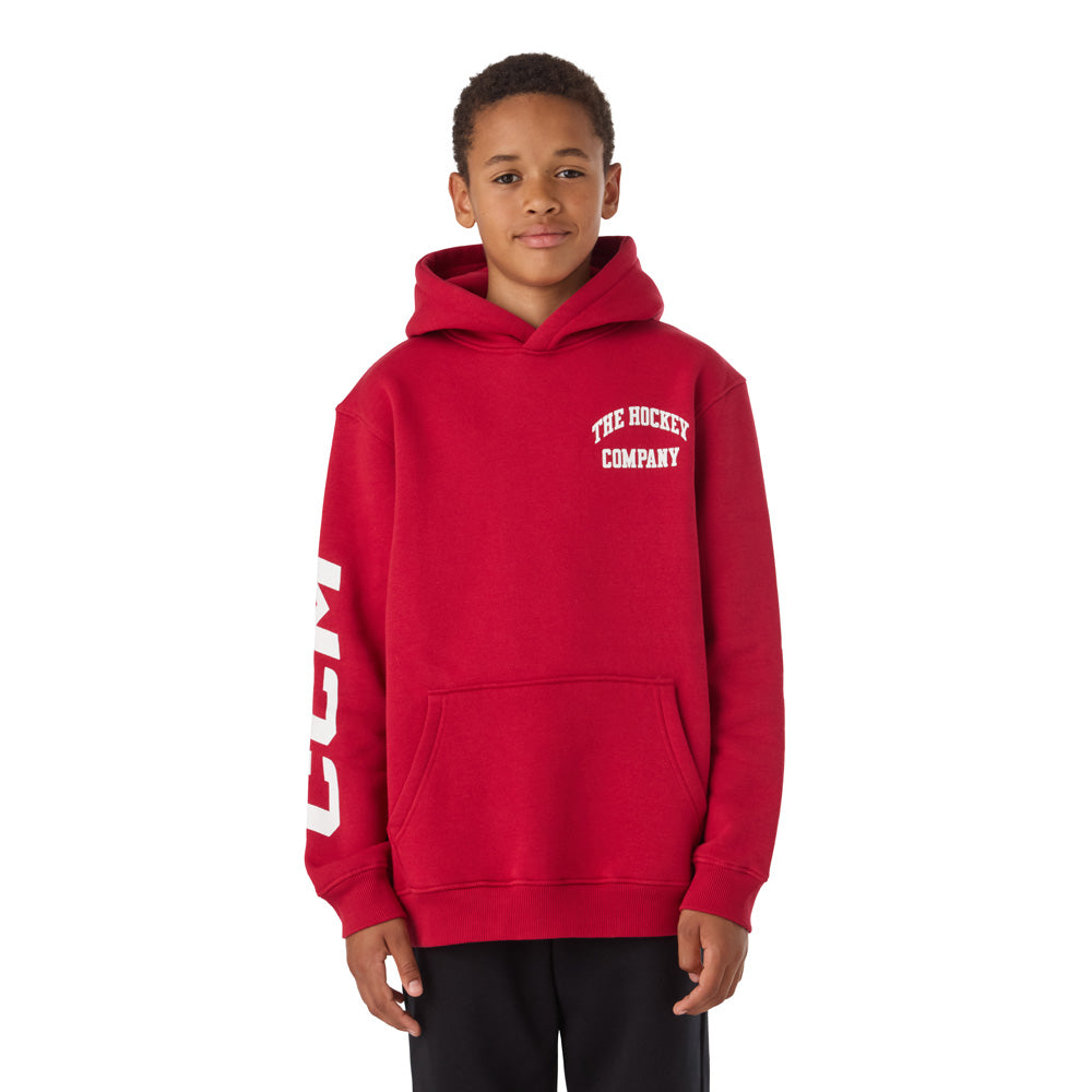 CCM Athleisure Youth Red Fleece Hoodie