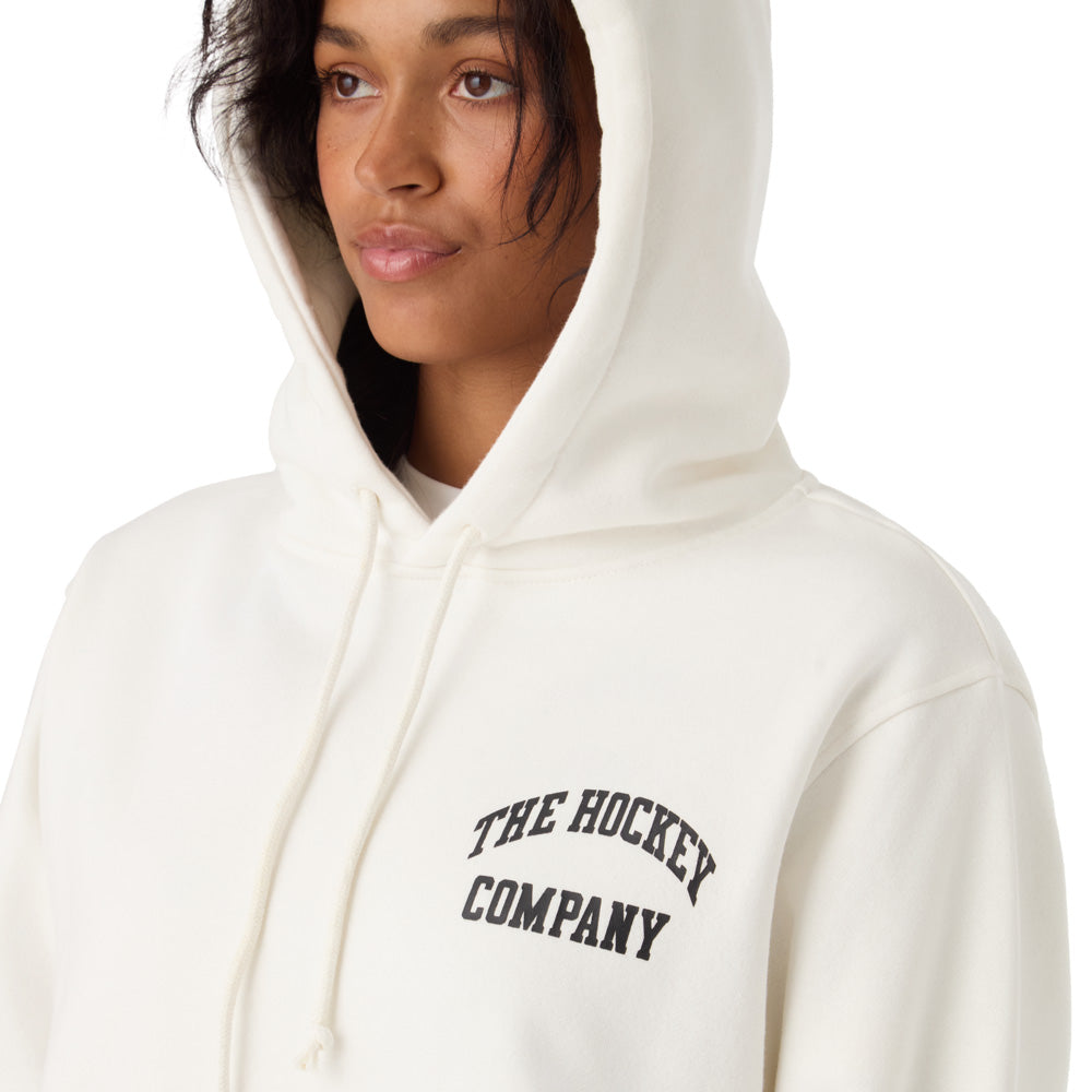 CCM Athleisure Women's White Fleece Hoodie
