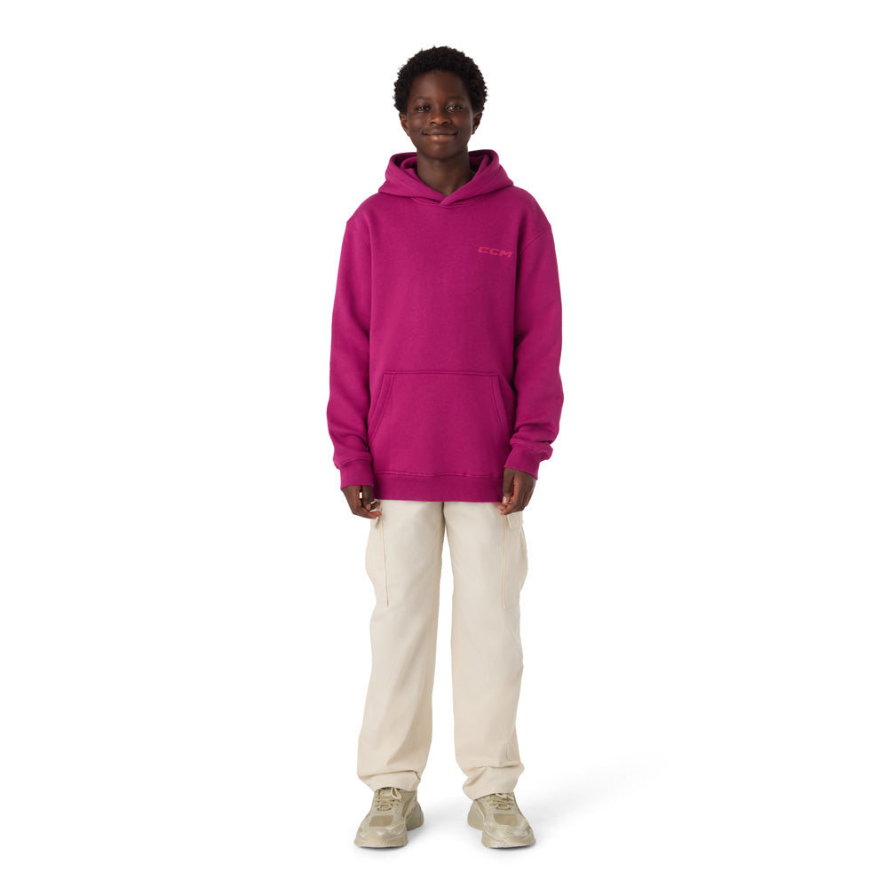 CCM Casual Youth Boysenberry Fleece Hoodie