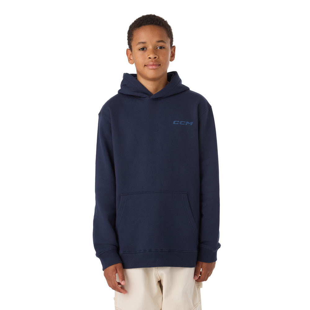 CCM Casual Youth Navy Fleece Hoodie