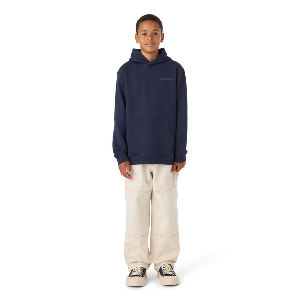 CCM Casual Youth Navy Fleece Hoodie