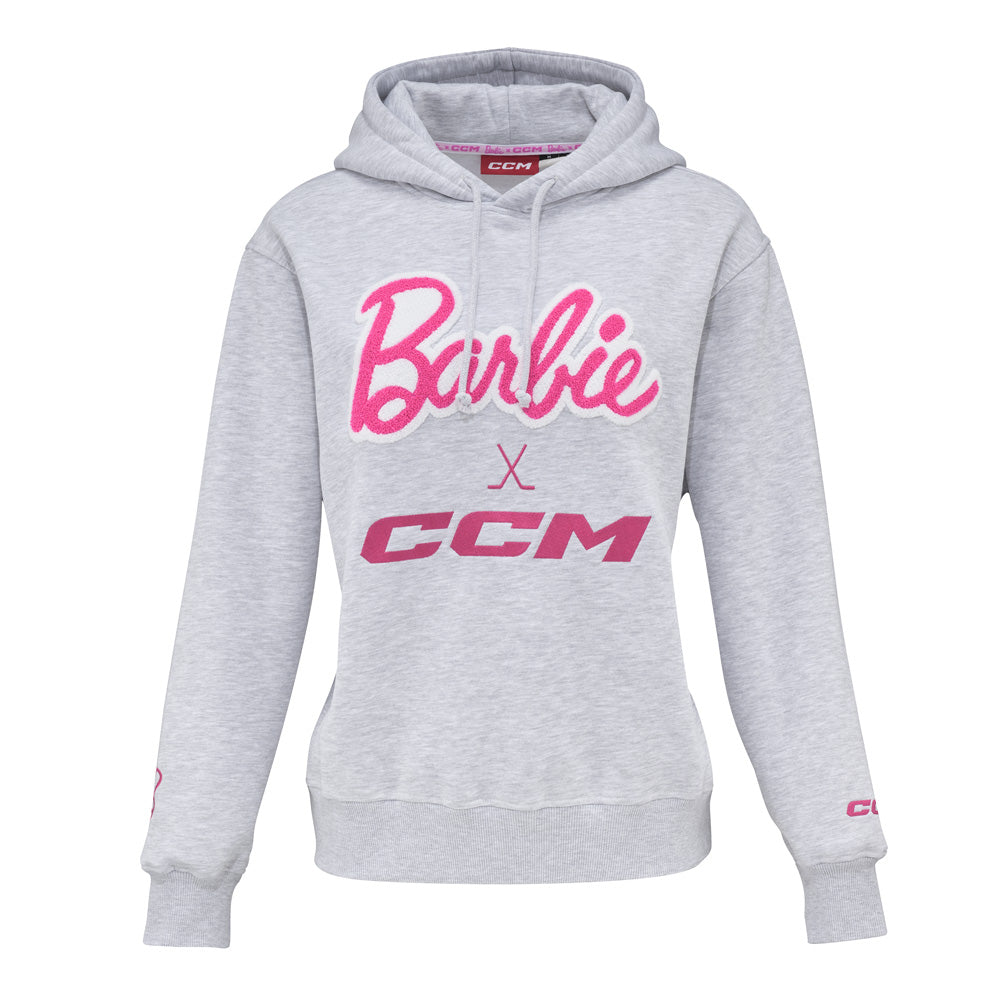 CCM Barbie Collection Adult Grey Hoodie