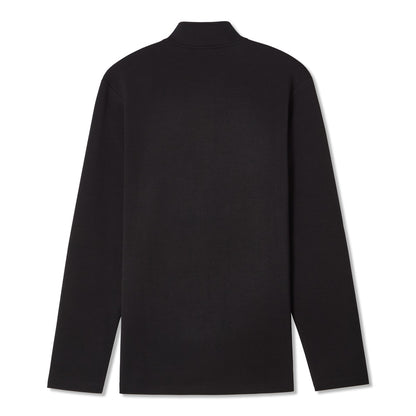 CCM Team Men's Black 1/4 Zip Crew Long Sleeve Shirt