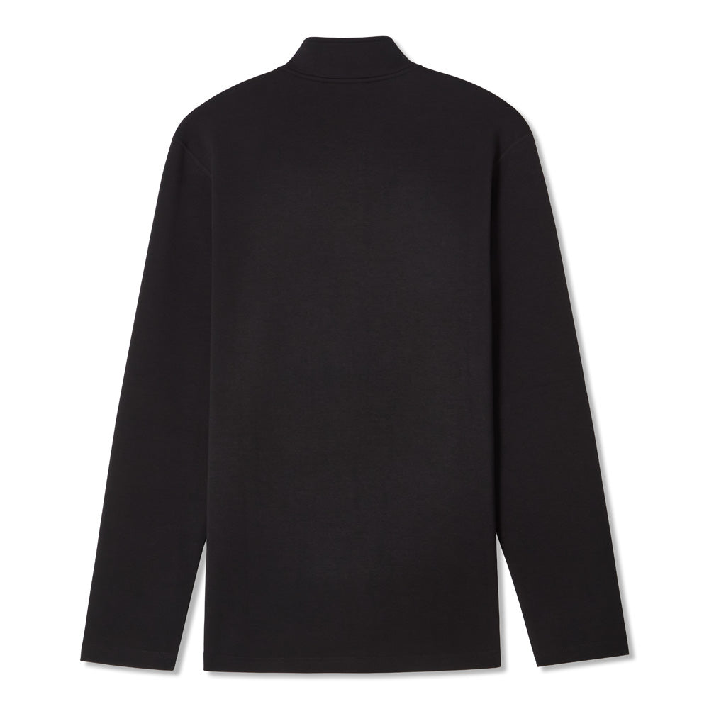 CCM Team Youth Black 1/4 Zip Crew Long Sleeve Shirt