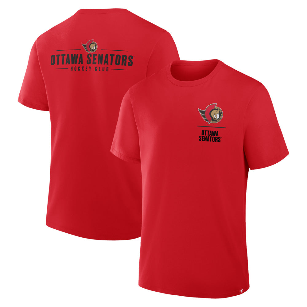 Ottawa Senators Legacy Cotton Short Sleeve T-Shirt Red