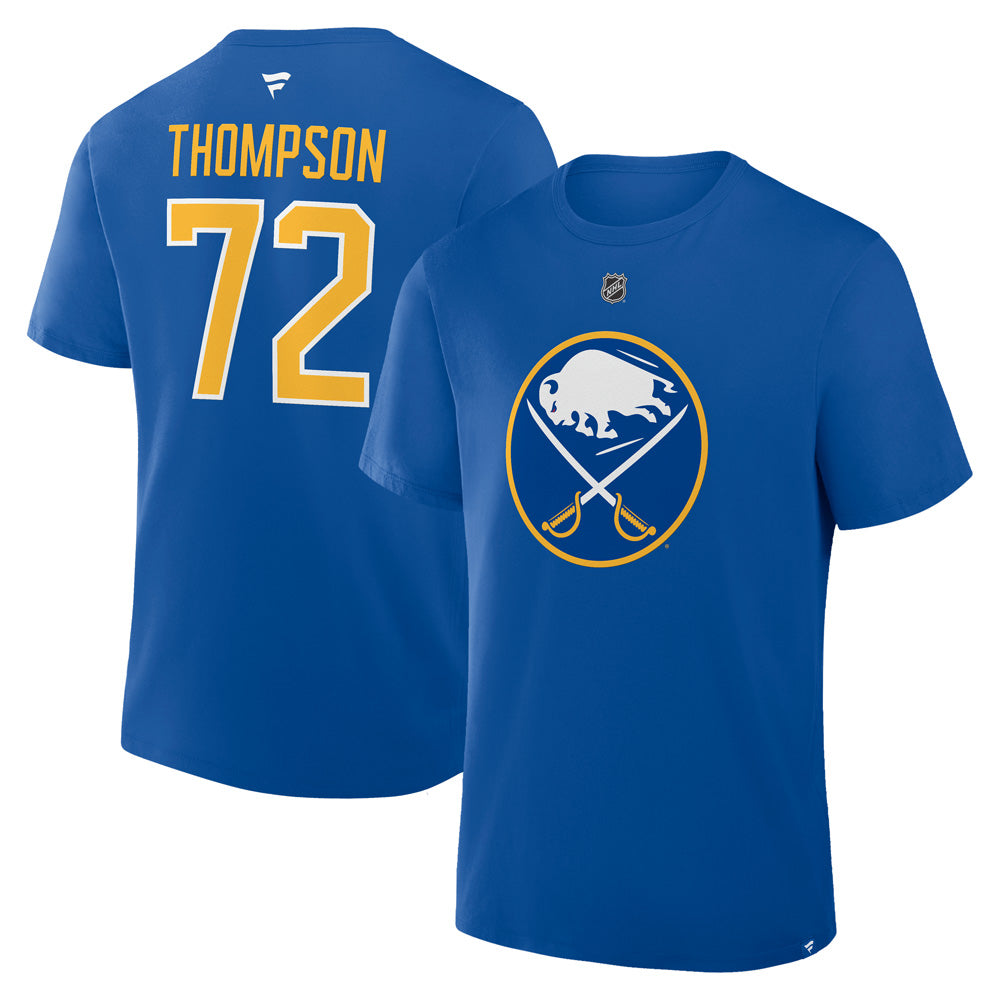 Fanatics Buffalo Sabres Tage Thompson Name And Number Blue T Shirt