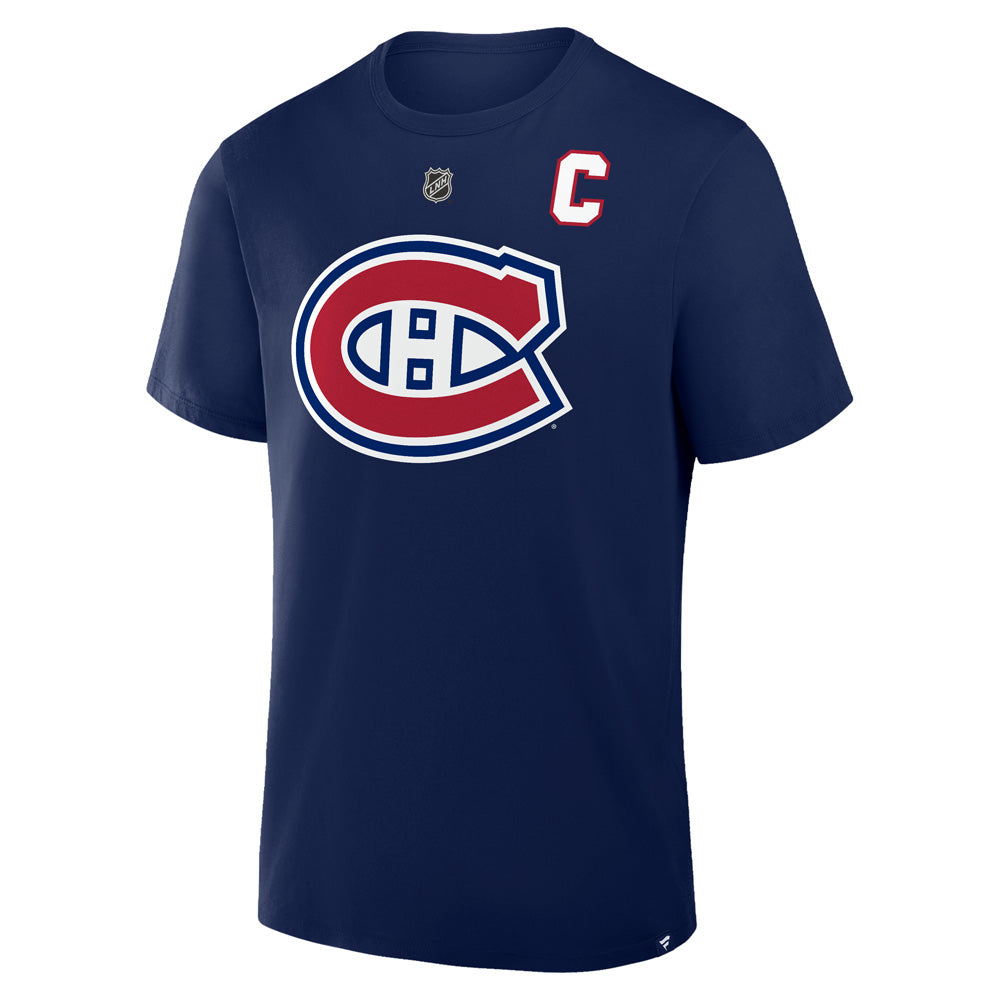 Fanatics Montreal Canadiens Nick Suzuki Name And Number Adult Navy T Shirt