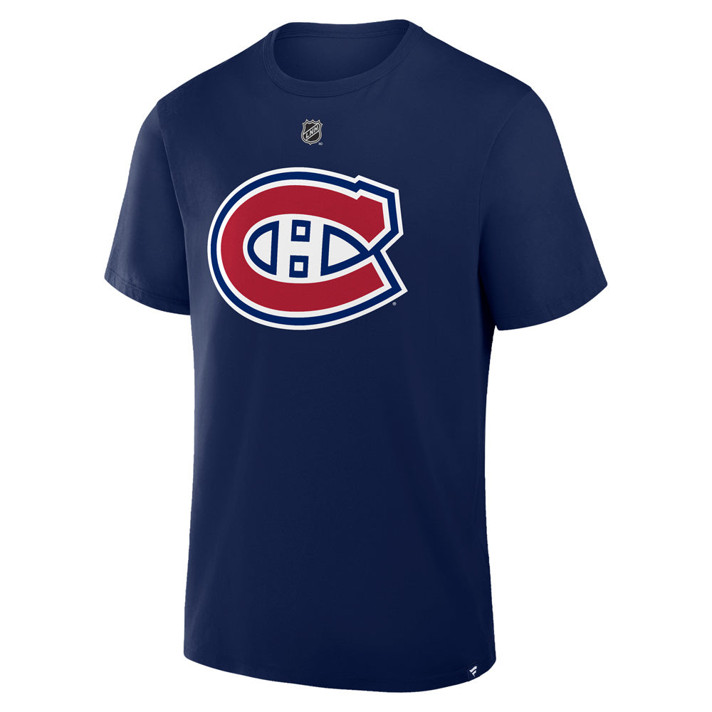 Fanatics Montreal Canadiens Lane Hutson Name And Number Adult Navy T Shirt