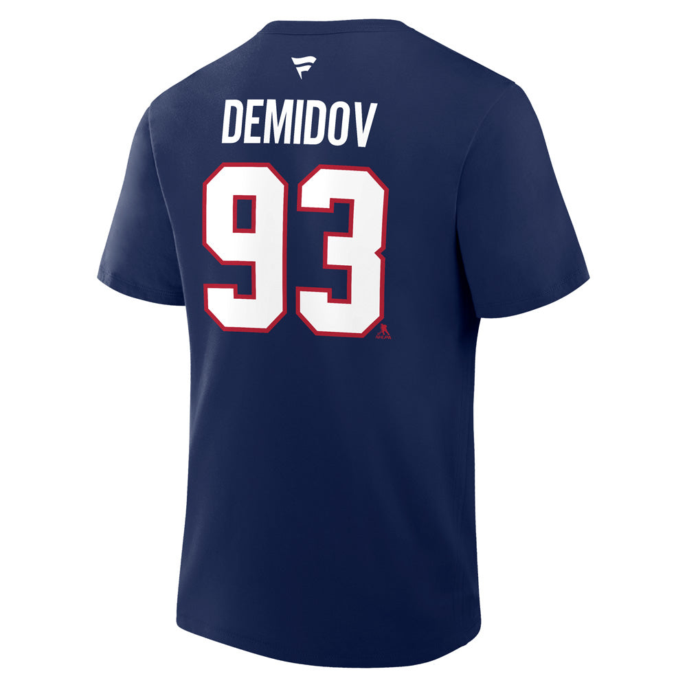 Fanatics Montreal Canadiens Ivan Demidov Name And Number Adult Navy T Shirt