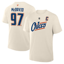 Edmonton Oilers Connor Mcdavid Name and Number Player T-Shirt