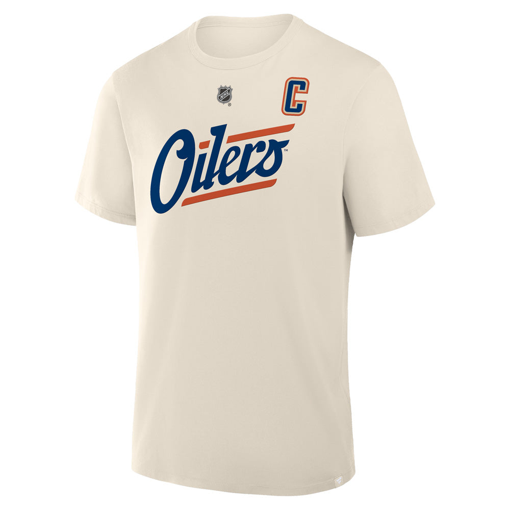 Edmonton Oilers Connor Mcdavid Name and Number Player T-Shirt