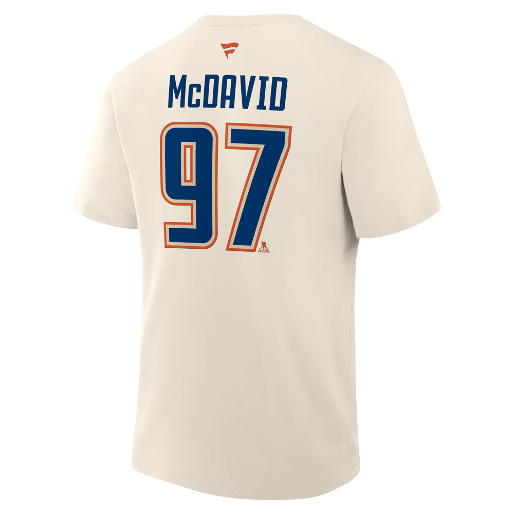 Edmonton Oilers Connor Mcdavid Name and Number Player T-Shirt