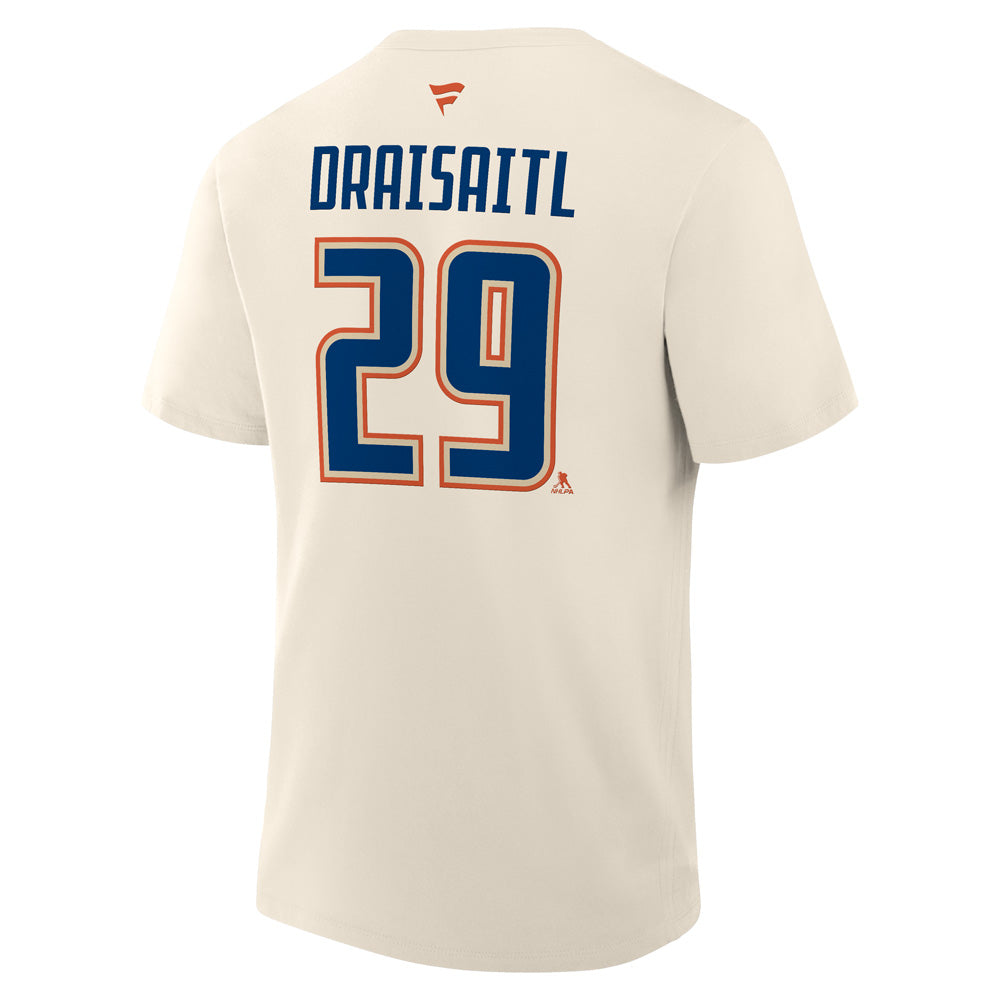 Edmonton Oilers Leon Draisaitl Name and Number Player T-Shirt