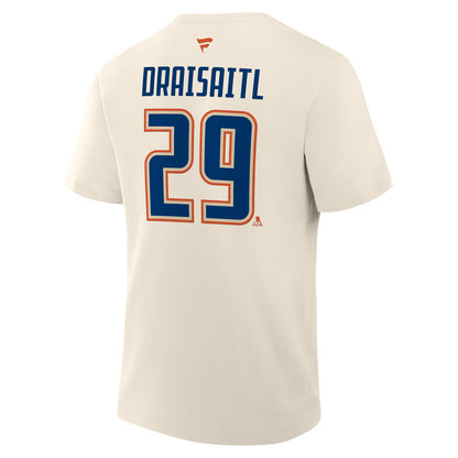 Edmonton Oilers Leon Draisaitl Name and Number Player T-Shirt