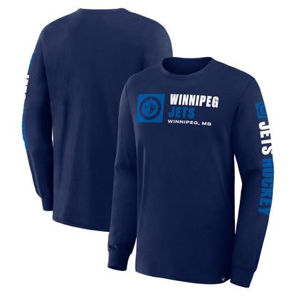 Winnipeg Jets Legacy Cotton Long Sleeve T-Shirt