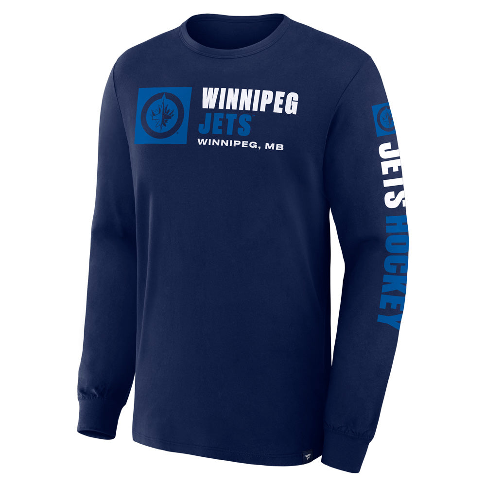 Winnipeg Jets Legacy Cotton Long Sleeve T-Shirt