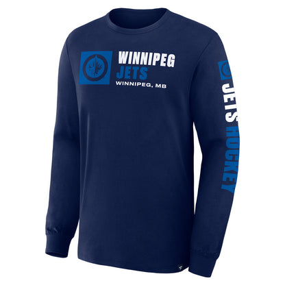Winnipeg Jets Legacy Cotton Long Sleeve T-Shirt