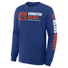 Edmonton Oilers Goal Crease Long Sleeve T-Shirt