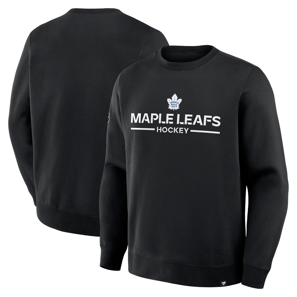 Fanatics Toronto Maple Leafs Authentic Pro Primary Black Long Sleeve Shirt