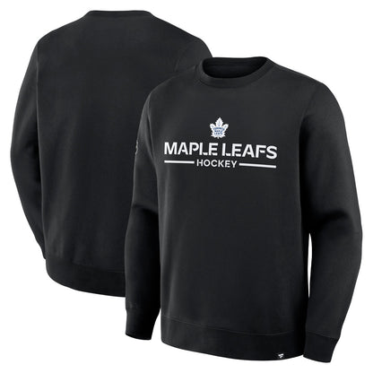 Fanatics Toronto Maple Leafs Authentic Pro Primary Black Long Sleeve Shirt