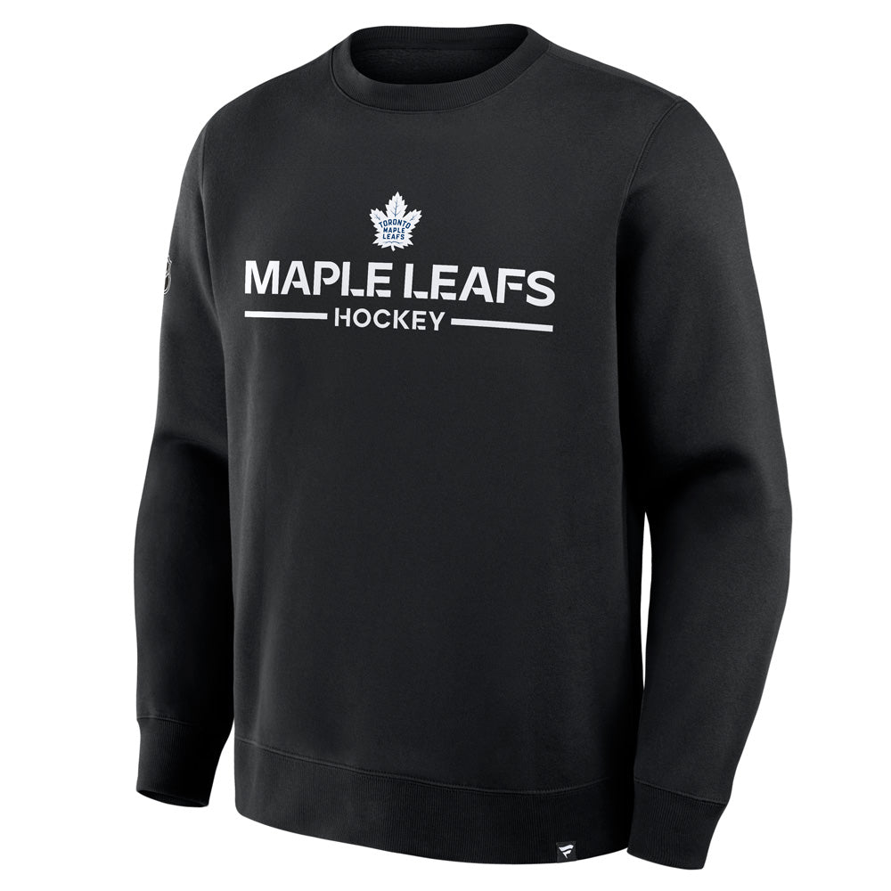 Fanatics Toronto Maple Leafs Authentic Pro Primary Black Long Sleeve Shirt